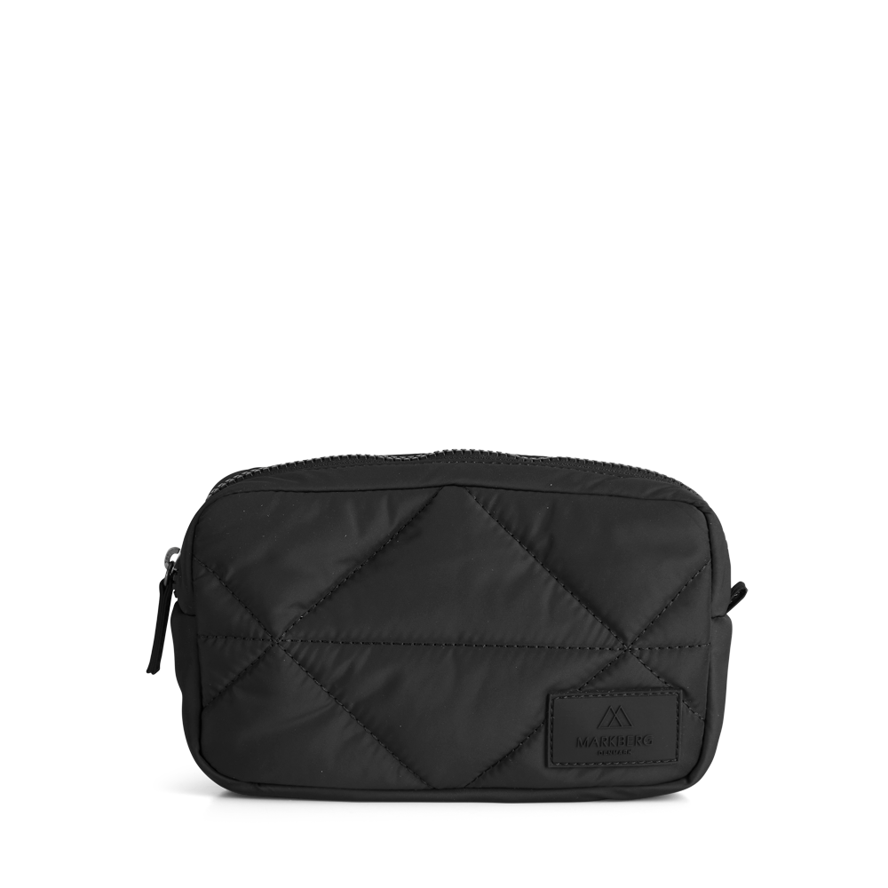 Markberg Maisie Makeup Bag Diamond Puff Black ALC Edinburgh
