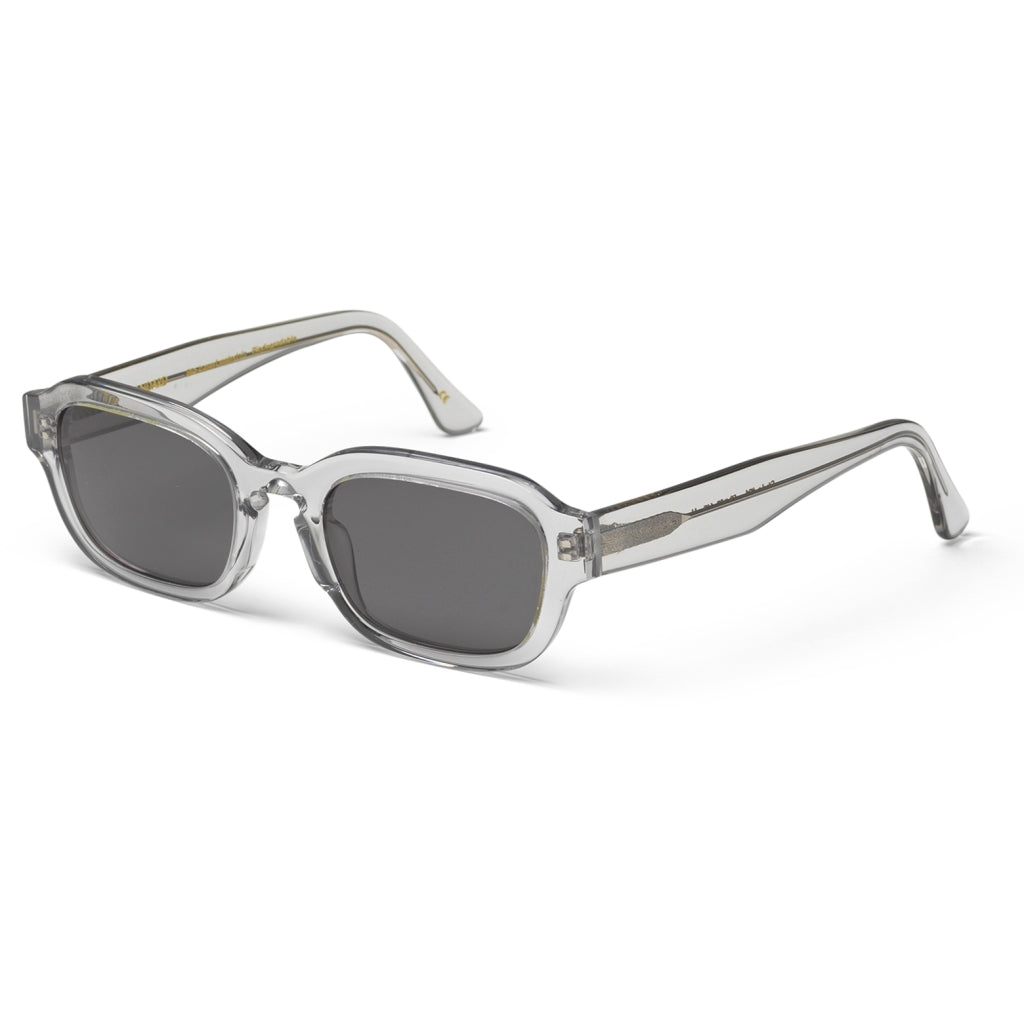 Sunglasses with light grey frame