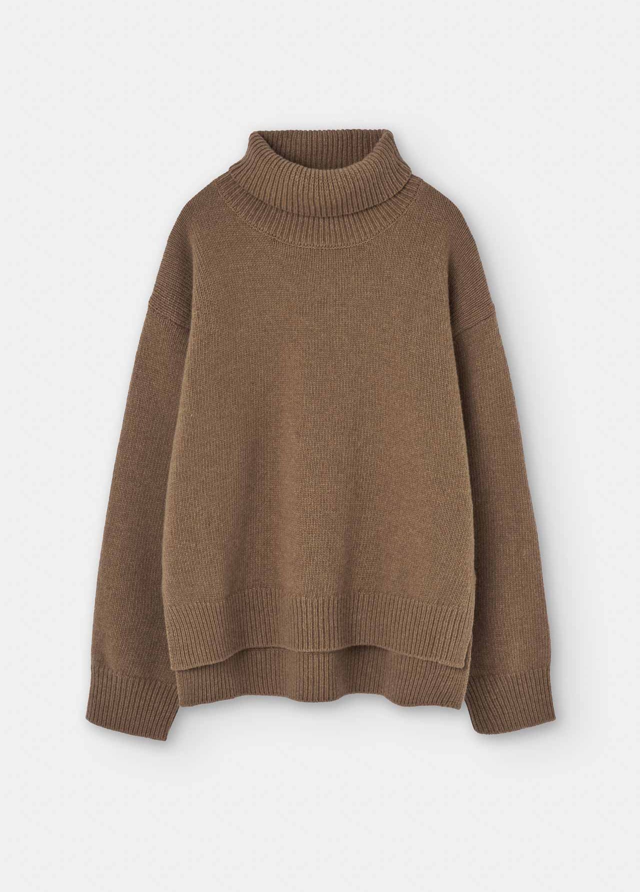 loreak mendian Brown sweater on a white background