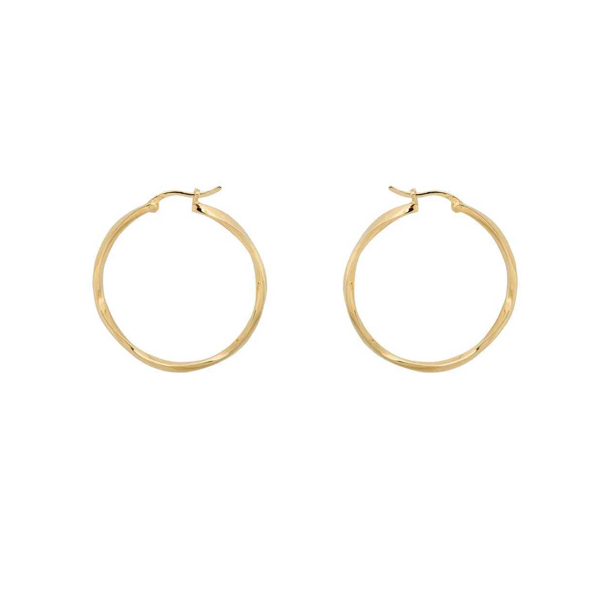 gold dazzling hoop earrings