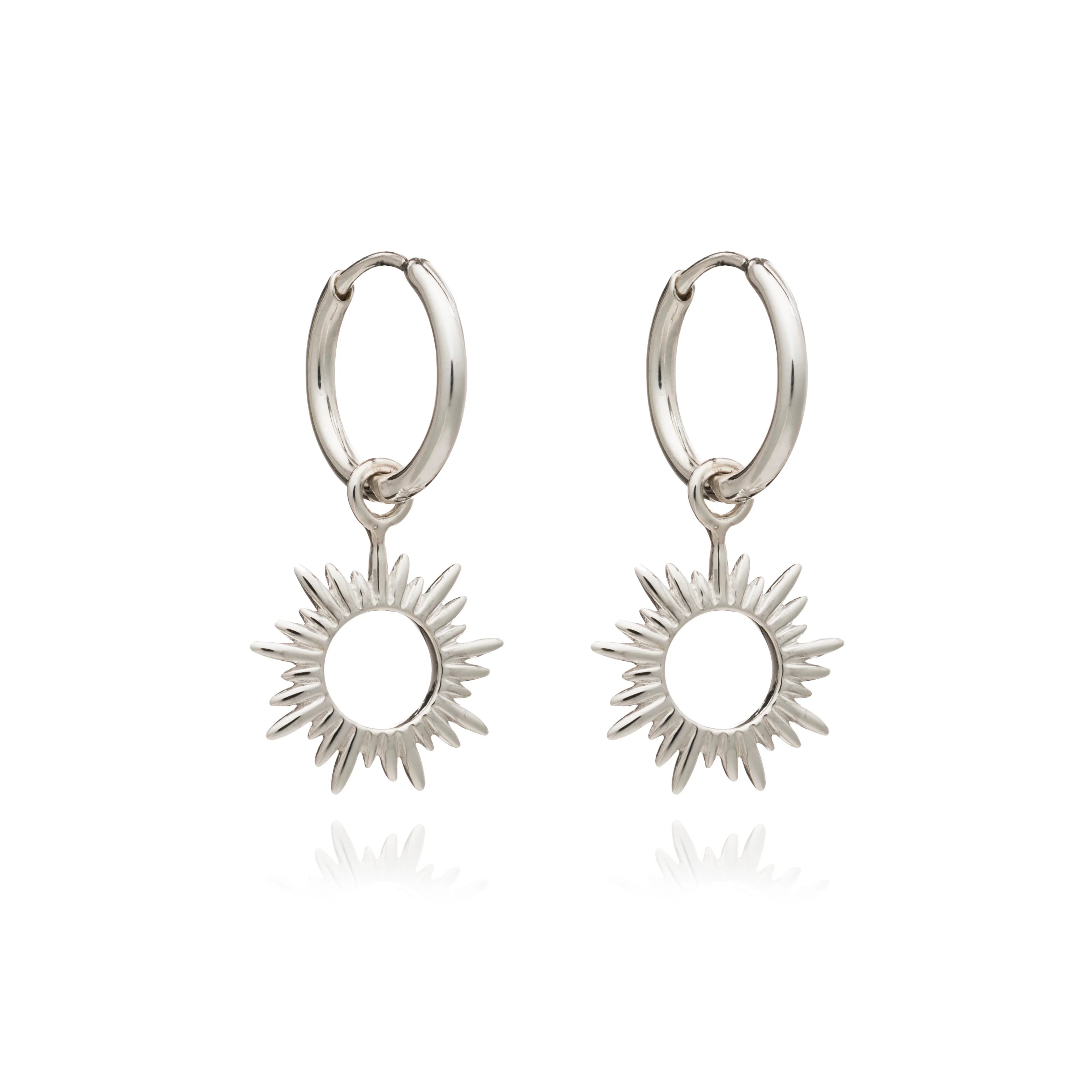 Eternal Sun Mini Hoop Earrings by Rachel Jackson, perfect for everyday wear.