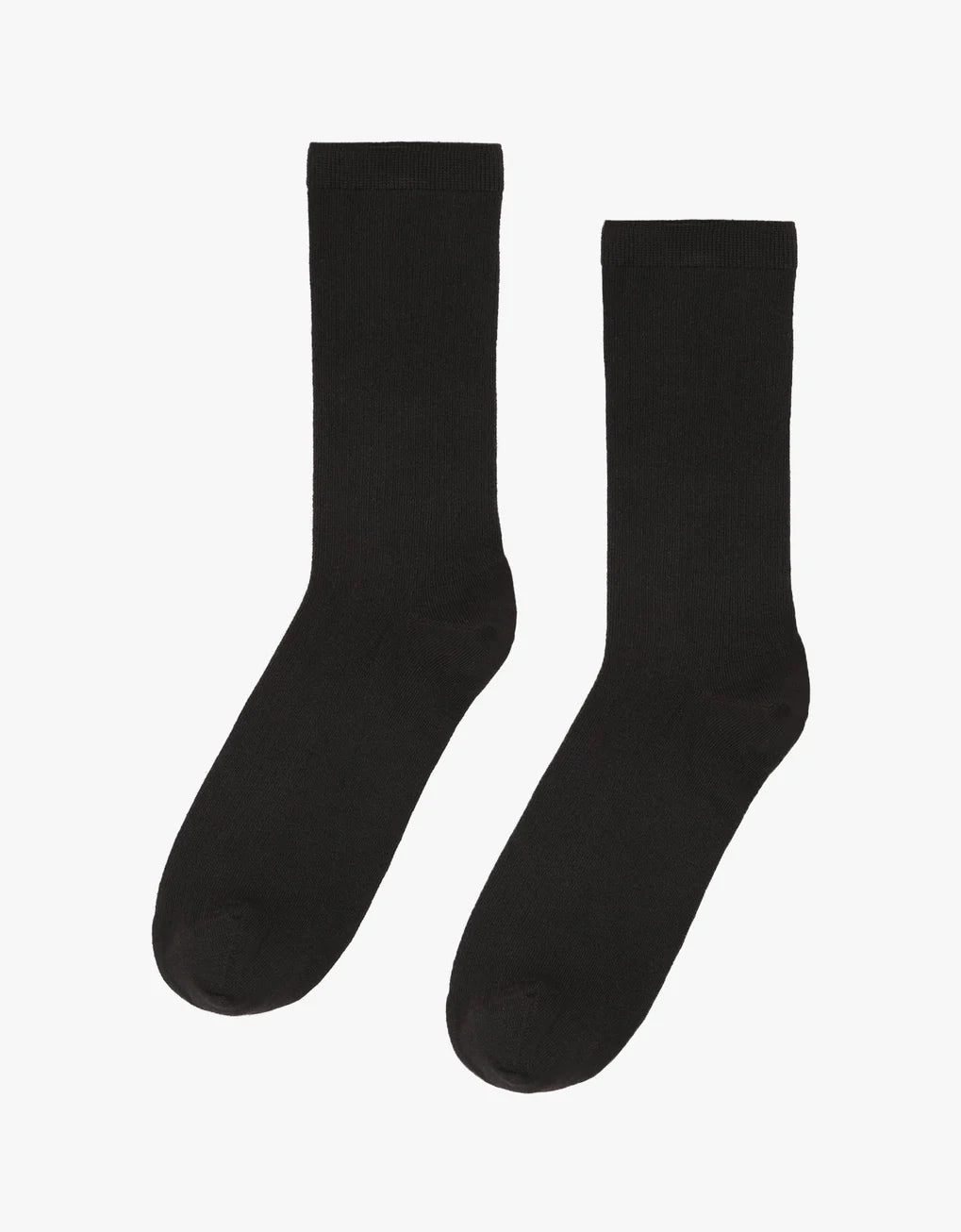 A pair of Colorful Standard Classic Organic Socks made from organic cotton, on a white background.