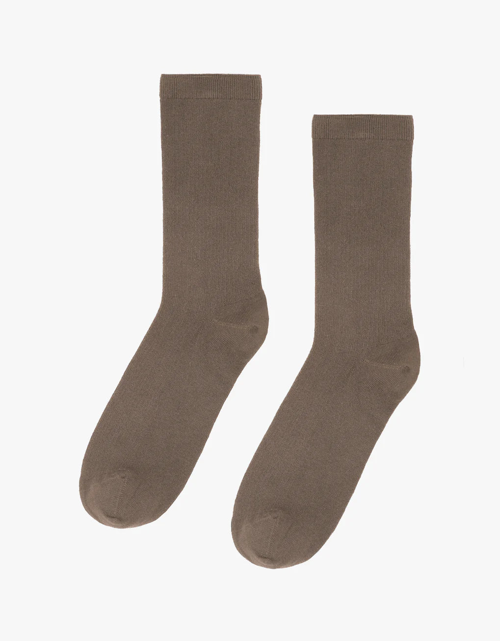 A pair of Classic Organic Socks by Colorful Standard on a white background, seamless and breathable.