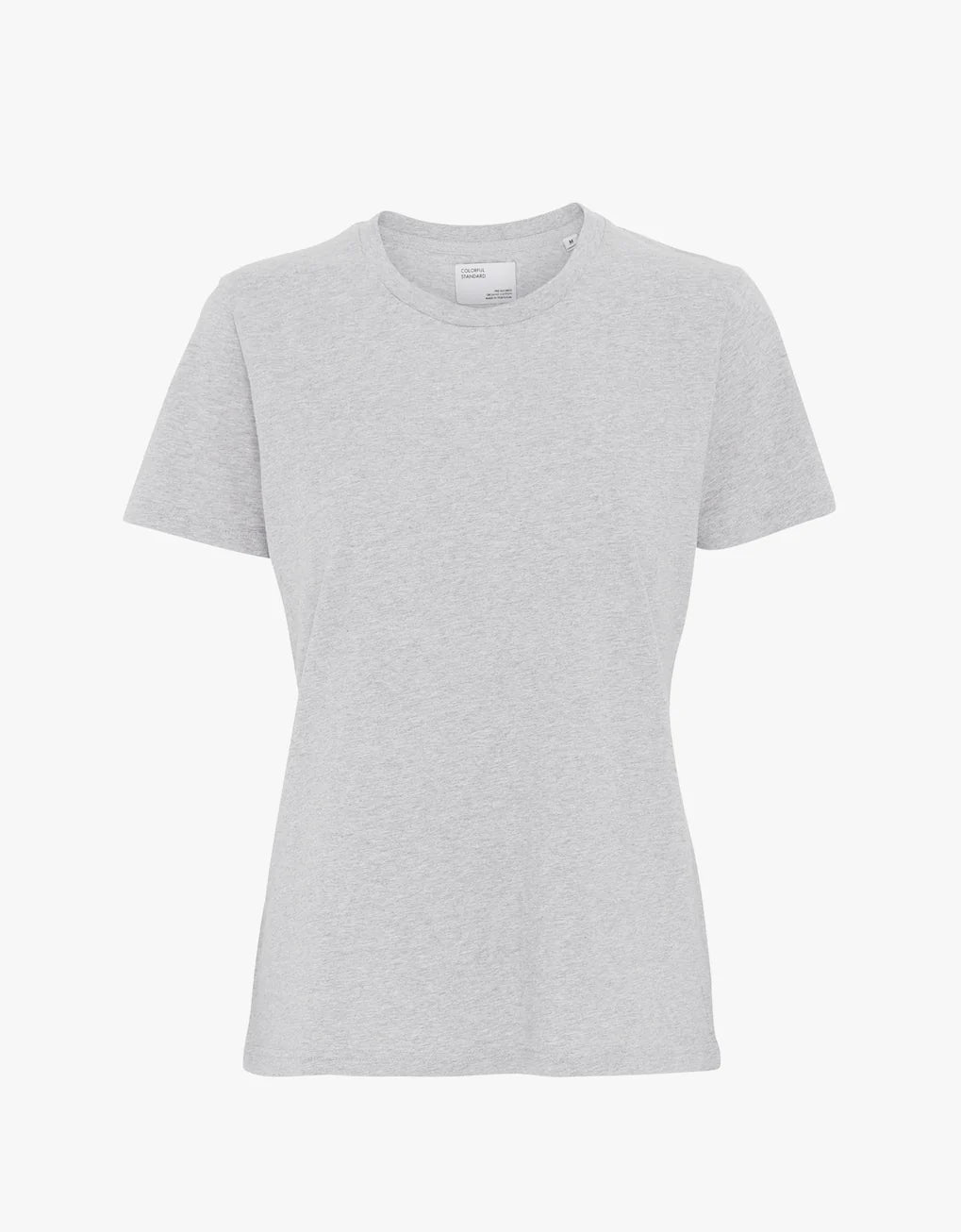 A machine washable Light Organic Tee made of organic cotton on a white background by Colorful Standard.