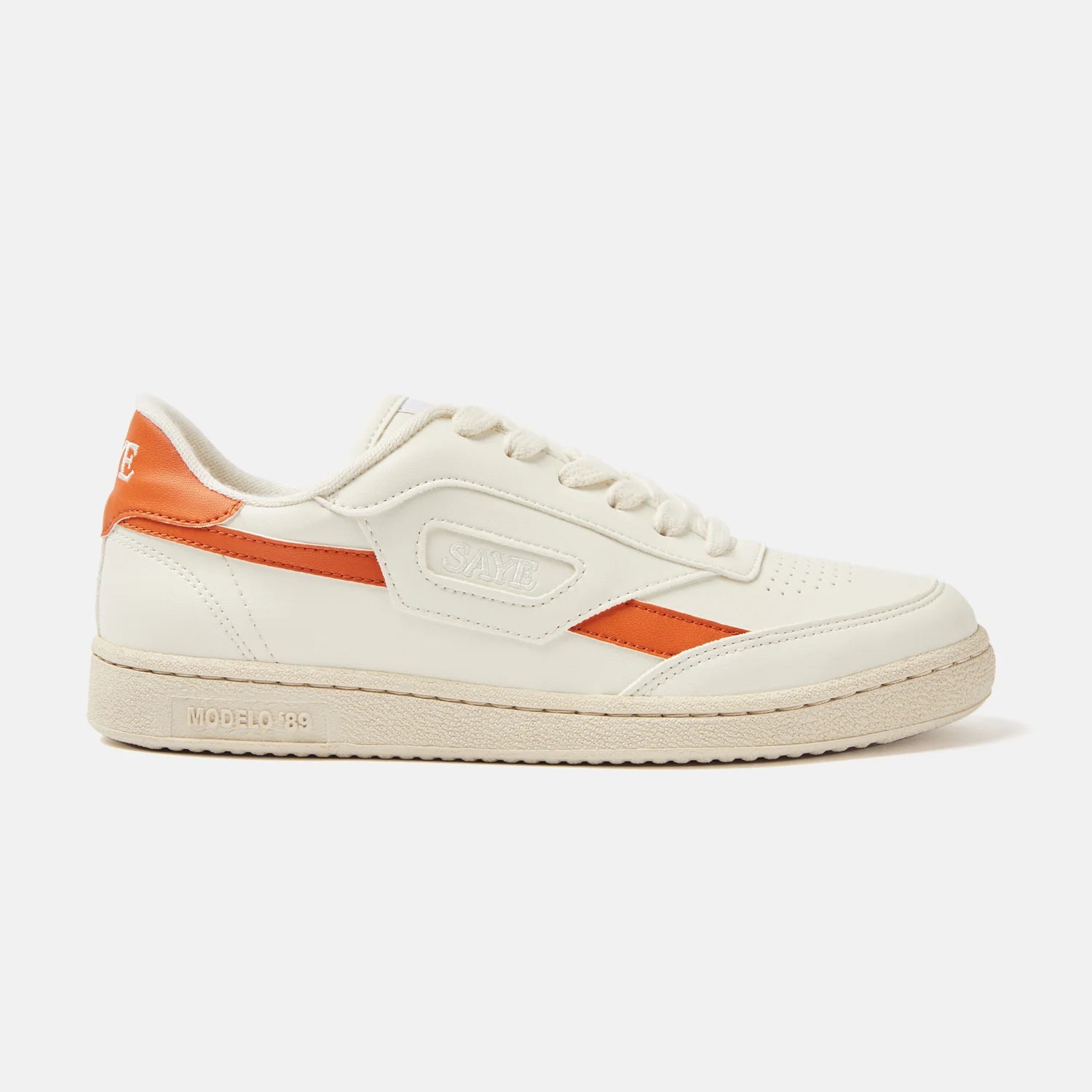 SAYE Modelo '89 Sneakers - Orange against a plain background.