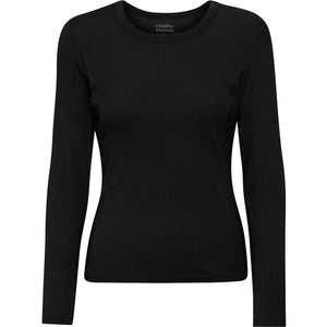 Colorful Standard Women's Organic Rib LS Tee - Black