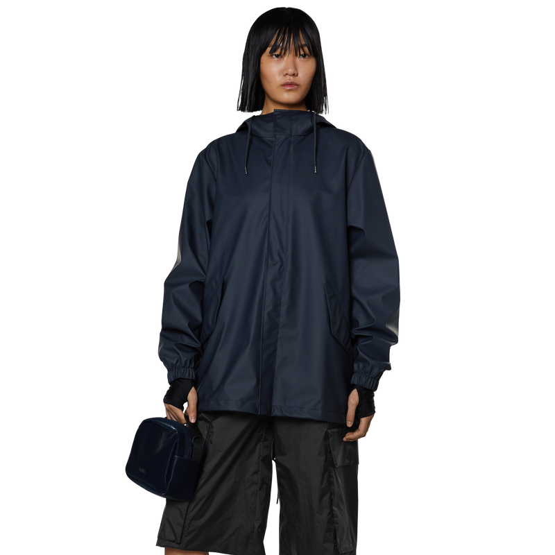 Rains Fishtail Jacket - Navy