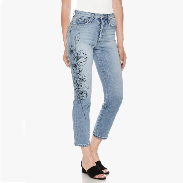 Woman Wears The Smith High Rise in Jazzie by Joe's Jeans