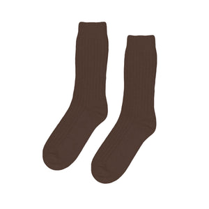 Colorful Standard Merino Socks - Coffee Brown