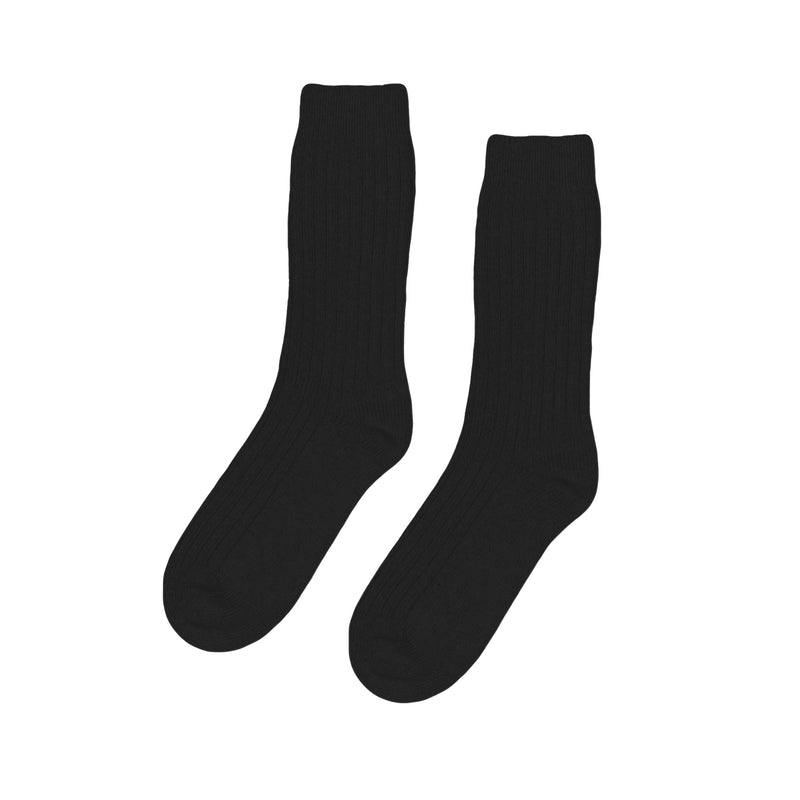 Colorful Standard Merino Socks - Deep Black