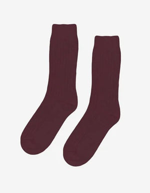 Colorful Standard Merino Socks - Oxblood Red
