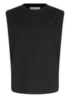 Rosemunde Organic Sleeveless T-Shirt - Black