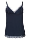 Rosemunde Strap Lace Top - Dark Blue