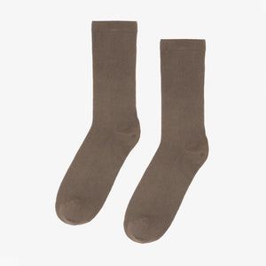 Colorful Standard Mens Classic Organic Socks - Warm Taupe