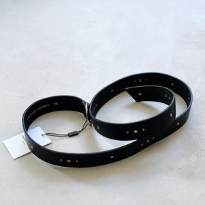 Lovely leather long belt by Fabienne Chapot