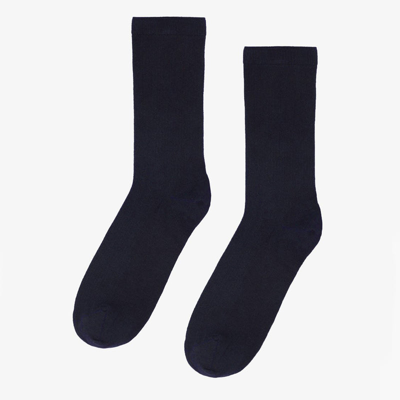 Navy Blue Colorful Standard sock