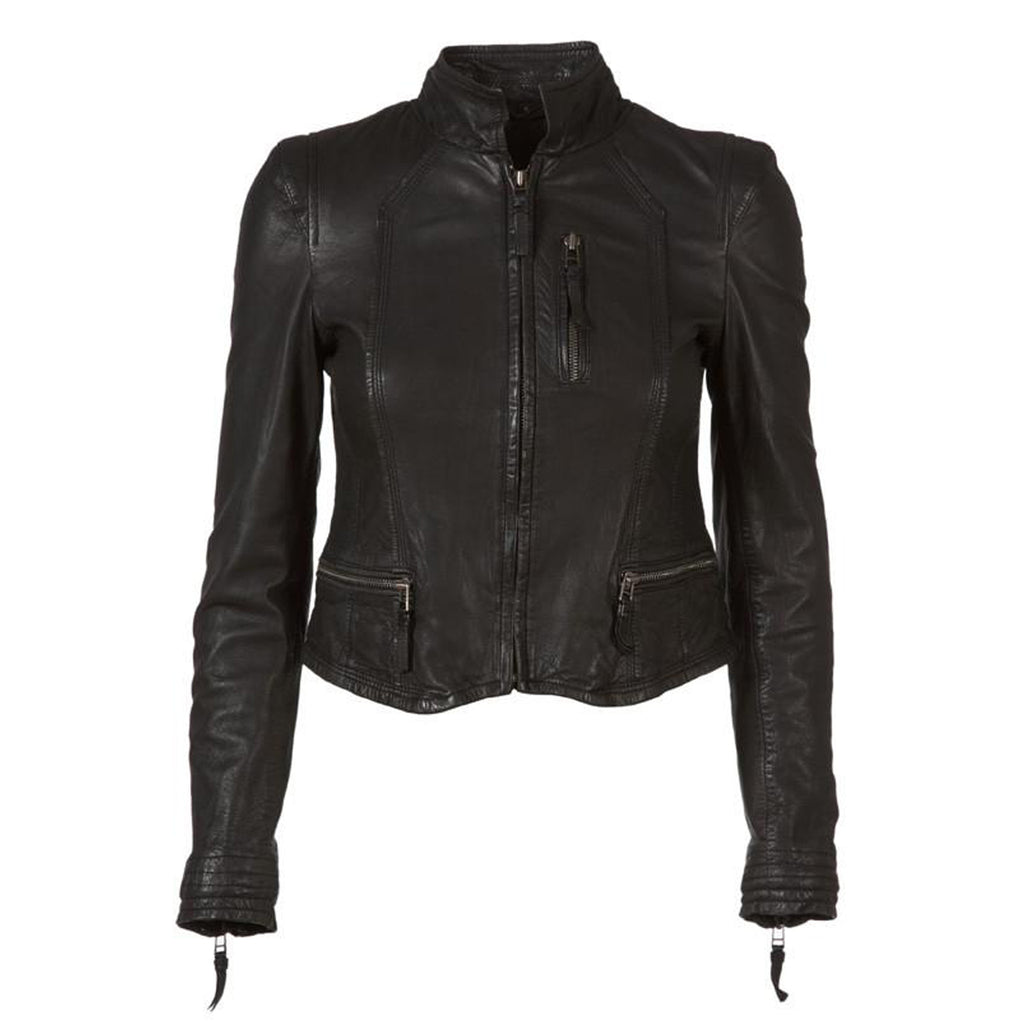 Black leather Rucy biker by MDK