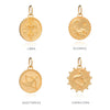 Rachel Jackson Zodiac Art Coin Necklace - Gold