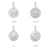 Rachel Jackson Zodiac Art Coin Necklace - Silver