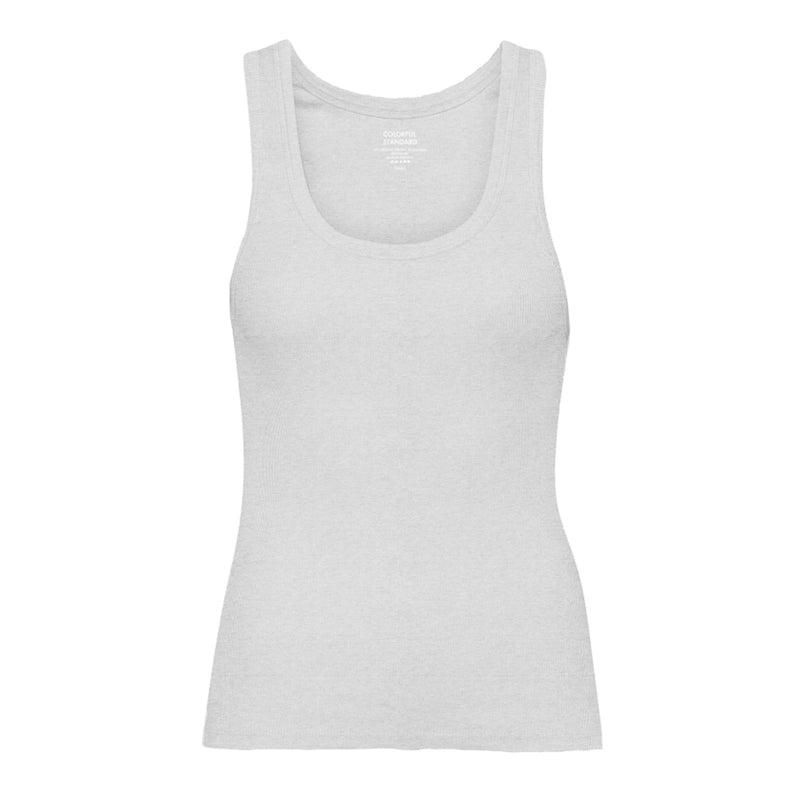 Colorful Standard cotton tank rib grey